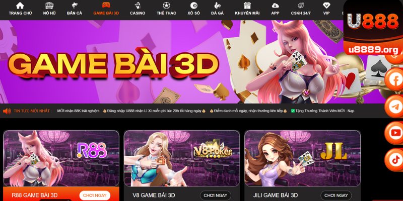 Game Bài luôn thu hút nhiều người tham gia hàng đầu