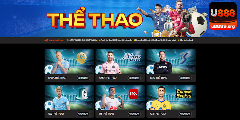 Sảnh cược thể thao U888